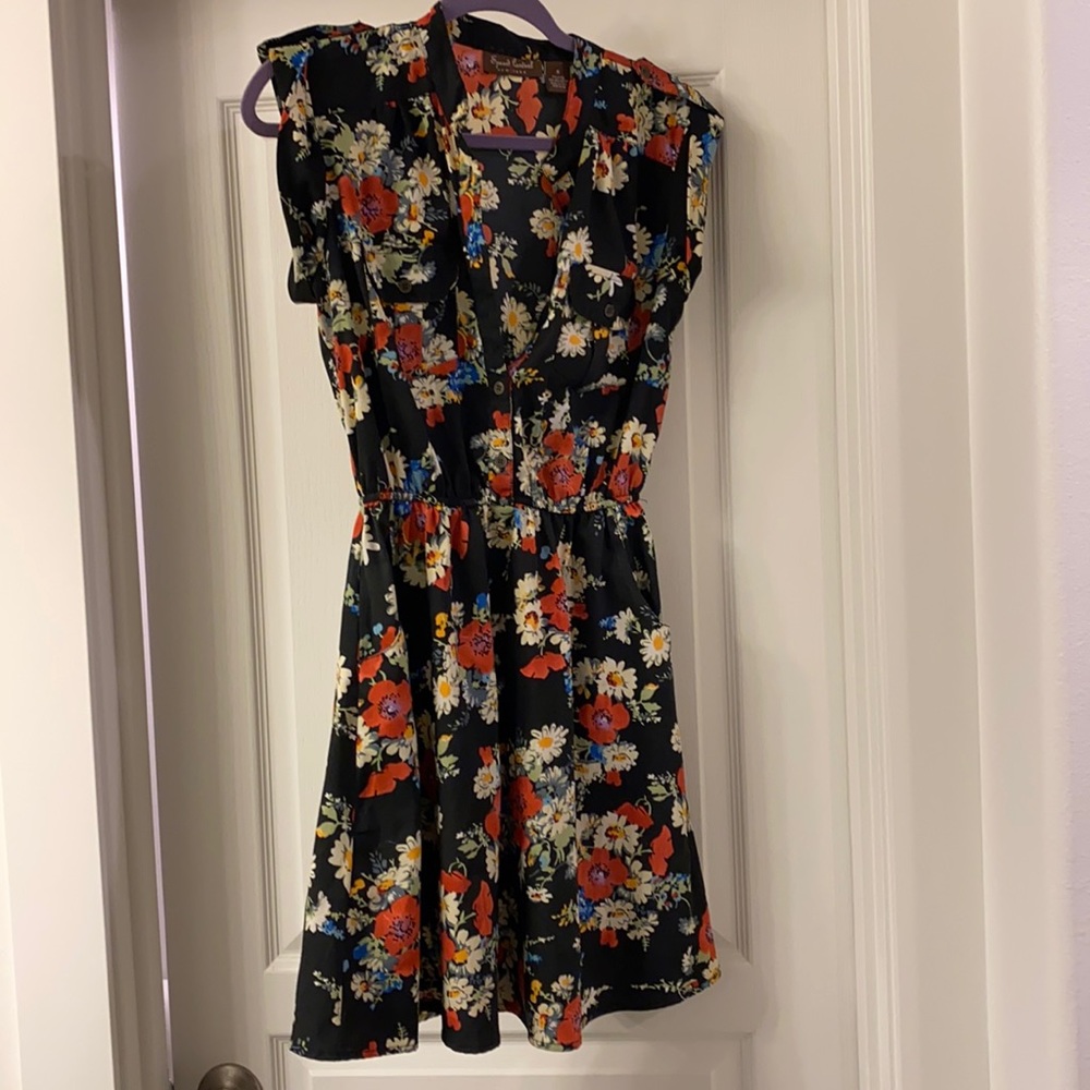 Black Floral Dress